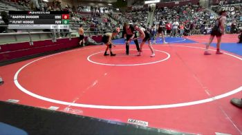 70 lbs Cons. Round 2 - Easton Dugger, Beebe Badgers Wrestling Club vs Flynt Hodge, Pottsville Apache Youth Wrestling