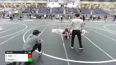 73 lbs Rr Rnd 3 - Hagen Roller, Borger Youth Wrestling vs Cree Moseley, Randall WC