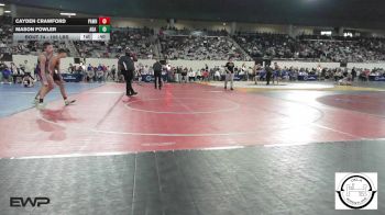 105 lbs Consi Of 16 #2 - Cayden Crawford, Pawhuska Huskies JH vs Mason Fowler, Ada Junior High
