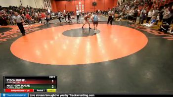 195 lbs Cons. Round 4 - Tyson Russel, CLEVELAND (TN) vs Matthew Janiak, Plainfield (SOUTH)