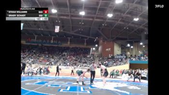 215 lbs Champ. Round 1 - Brady Schadt, South Oldham vs Ethan Williams, Harlan County