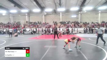 50 lbs Final - Mialani Martinez, 505 Wc vs Alison Sutfin, Top Rank