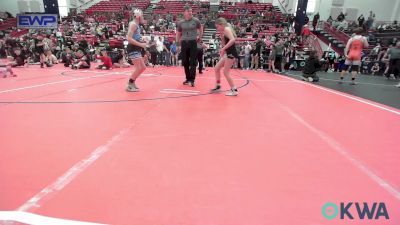 85 lbs Rr Rnd 3 - Amelia Bratten, Sisters On The Mat TX vs Emy Rice, Scrappers