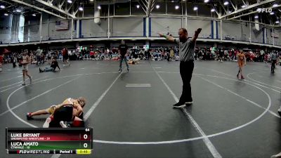 64 lbs Round 5 (10 Team) - Luca Amato, CTWHALE vs Luke Bryant, Undisputed Wrestling