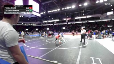 Girls 110 lbs Quarterfinal - Ellanor Nimrick, Gig Harbor (Girls) vs Malia Riojas, Granger (Girls)