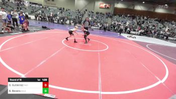 82 lbs Round Of 16 - Dominic Gutierrez, Pacific Edge Wrestling vs Blake Bevers, Gold Rush Wrestling