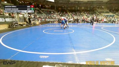 200 lbs Semifinal - Lincoln Snell, South Side Wrestling Club vs Gunner Ramage, Outcast Wrestling Club