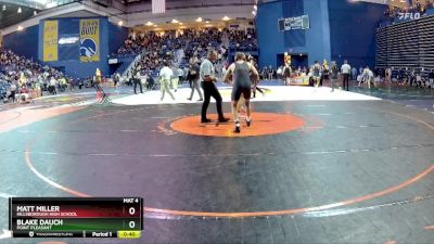 165 lbs Cons. Round 1 - Matt Miller, Hillsborough High School vs Blake Dauch, Point Pleasant