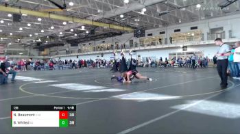 138 lbs Round 1 (6 Team) - Natalie Beaumont, Charlies Angels Black vs Brooklyn Whited, Swag Girls