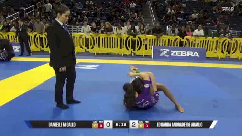 Eduarda Andrade De Araujo vs Danielle M Gallo 2025 Pan IBJJF Jiu-Jitsu No-Gi Championship