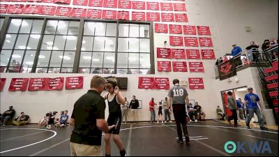 70-75 lbs Semifinal - Barrett Jones, Weatherford Youth Wrestling vs Asher Jordan, Carl Albert