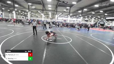 120 lbs Consi Of 16 #2 - Ryan Ponce Jr, Parker Invictus WC vs Christian Worley, Arizona Cross Training WC