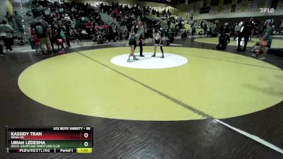 58 lbs 5th Place Match - Uriah Ledesma, Socal Grappling Wrestling Club vs Kassidy Tran, Reign WC