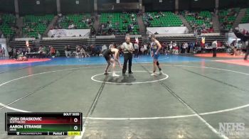 5A 144 lbs Quarterfinal - Josh Draskovic, Scottsboro vs AARON STRANGE, Arab