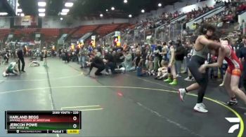 220 lbs Semifinal - Jericoh Powe, Dark Horse WC vs Harland Begg, Simmons Academy Of Wrestling