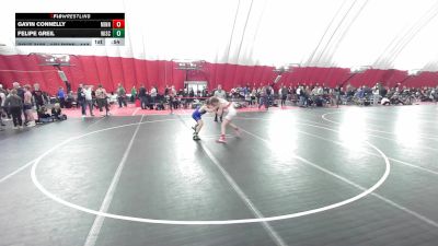 16U Boys - 132 lbs Cons. Round 4 - Gavin Connelly, Minnesota vs Felipe Greil, Wisconsin