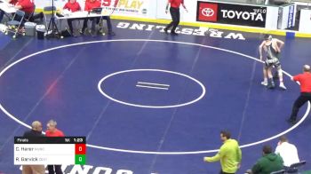 132 lbs Final - Conner Harer, Muncy vs Ryan Garvick, Central Dauphin