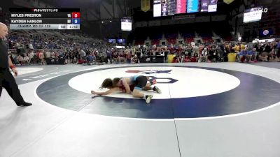 157 lbs Champ. Rd Of 128 - Myles Preston, VA vs Kayden Hanlon, NV