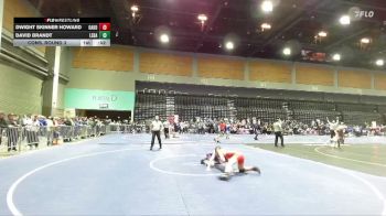 150 lbs Cons. Round 3 - Dwight Skinner Howard, Oakdale vs David Brandt, Lebanon