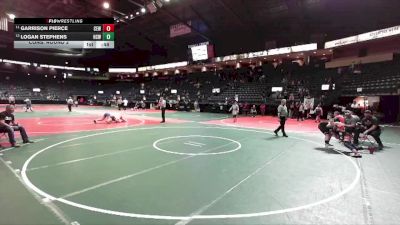 140 lbs Cons. Round 2 - Garrison Pierce, CEW1 vs Logan Stephens, HCW3