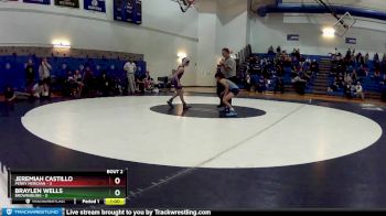 80 lbs Semis (4 Team) - Braylen Wells, Brownsburg vs Jeremiah Castillo, Perry Meridian
