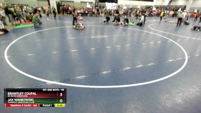 56 lbs Quarterfinal - Brantley Coufal, DC Elite Wrestling vs Jax Wankowski, Zumwalt Wrestling Club