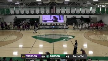 Replay: Home - 2025 Emerson vs Babson | Jan 25 @ 1 PM