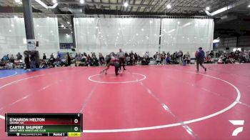 157 lbs Quarterfinal - Carter Shupert, Great Neck Wrestling Club vs D`Marion Melton, Granby WC
