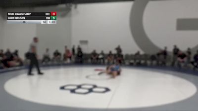 85 lbs Quarterfinals (8 Team) - Nick Beauchamp, Indiana Outlaws vs Luke Briggs, PNW Gold