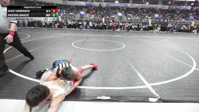 122 lbs Round Of 16 - Alex Carrasco, BV Bison vs Paxton Shultz, Smith Wrestling Academy