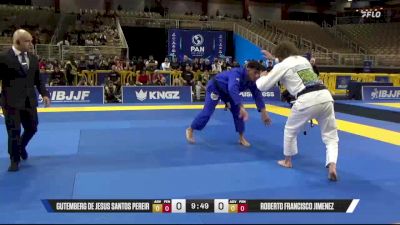 Roberto Francisco Jimenez vs Gutemberg De Jesus Santos Pereir 2025 Pan Jiu Jitsu IBJJF Championship