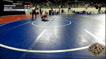 66 lbs 5th Place - Deacon Salyer, Sperry Wrestling Club vs Rhea Long, Standfast