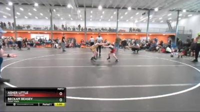 55 lbs Cons. Semi - Beckam Beasey, Team Tiger vs Asher Little, Hard Rock Rams