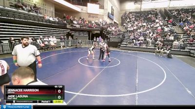 4A 120 lbs Cons. Round 2 - Jade Laguna, Pine View vs Jennacee Harrison, Uintah