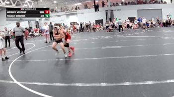 88 lbs Round 2 (8 Team) - Wesley Vincent, Warhawks vs Keller Sherer, Revival