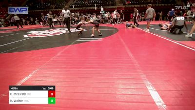 49 lbs Semifinal - Onan McElrath, Owasso Takedown Club vs Kyng Walker, HURRICANE WRESTLING ACADEMY