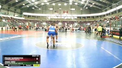 285 lbs Cons. Round 4 - Frank Barrientos, Chambersburg Area Hs vs Owen Bird, South Williamsport Area Hs