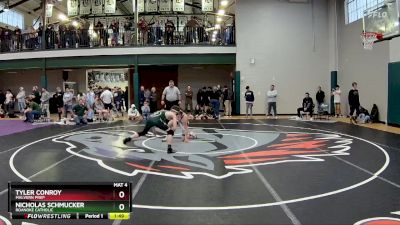 132 lbs Quarterfinal - Nicholas Schmucker, Roanoke Catholic vs Tyler Conroy, Malvern Prep