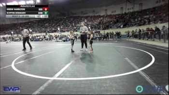 43 lbs Round Of 32 - Krew Hamilton, Broken Arrow Wrestling Club vs Kyptin Stewart, Norman Grappling Club