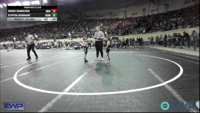 43 lbs Round Of 32 - Krew Hamilton, Broken Arrow Wrestling Club vs Kyptin Stewart, Norman Grappling Club