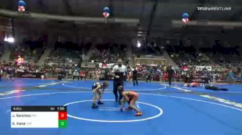 64 lbs Quarterfinal - Jaxon Sanchez, Reign WC vs Aj Kane, East Coast Bandits