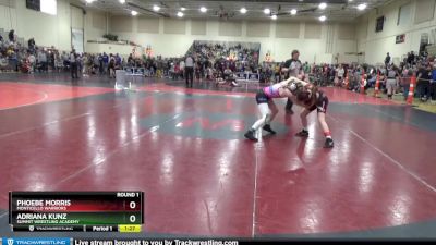 110 lbs Round 1 - Adriana Kunz, Summit Wrestling Academy vs Phoebe Morris, Monticello Warriors