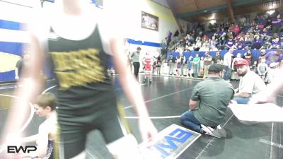96 lbs Rr Rnd 1 - Collin Russow, Beggs Youth Wrestling Program vs Isaac Ross, Fort Gibson Youth Wrestling