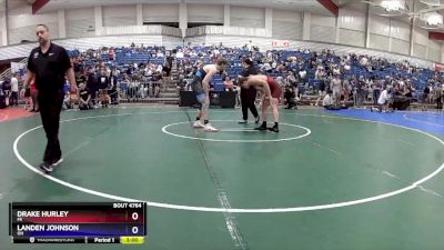 165 lbs Cons. Round 4 - Drake Hurley, MI vs Landen Johnson, OH