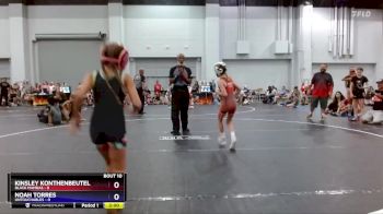 57 lbs Round 3 (8 Team) - Kinsley Konthenbeutel, Black Mambas vs Noah Torres, Untouchables