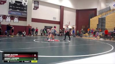 93-100 lbs Semifinal - Derek`s Rogers, Franklin Central WC vs Henry Sutton, Fighting Irish WC