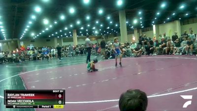 55 lbs Semis & Wb (16 Team) - Raylan Traweek, BS Wrestling vs Noah Vecchiola, Williamson County WC