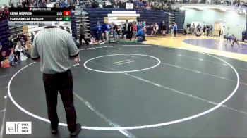 135 lbs. Cons. Round 3 - Farrabella Butler, Oak Park vs Lena Herron, Seckman