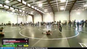 43 lbs Round 3 - Karsen Davisson, Okanogan Underground Wrestling Club vs Messiah Lopez, Warden Elite Wrestling