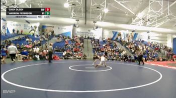 113 lbs Semifinal - Zack Olsen, Blue Valley West vs Andrew Peterson, Washburn Rural
